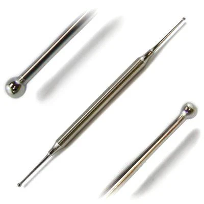 EUCLID STAINLESS DOUBLE BALL STYLUS, MEDIUM