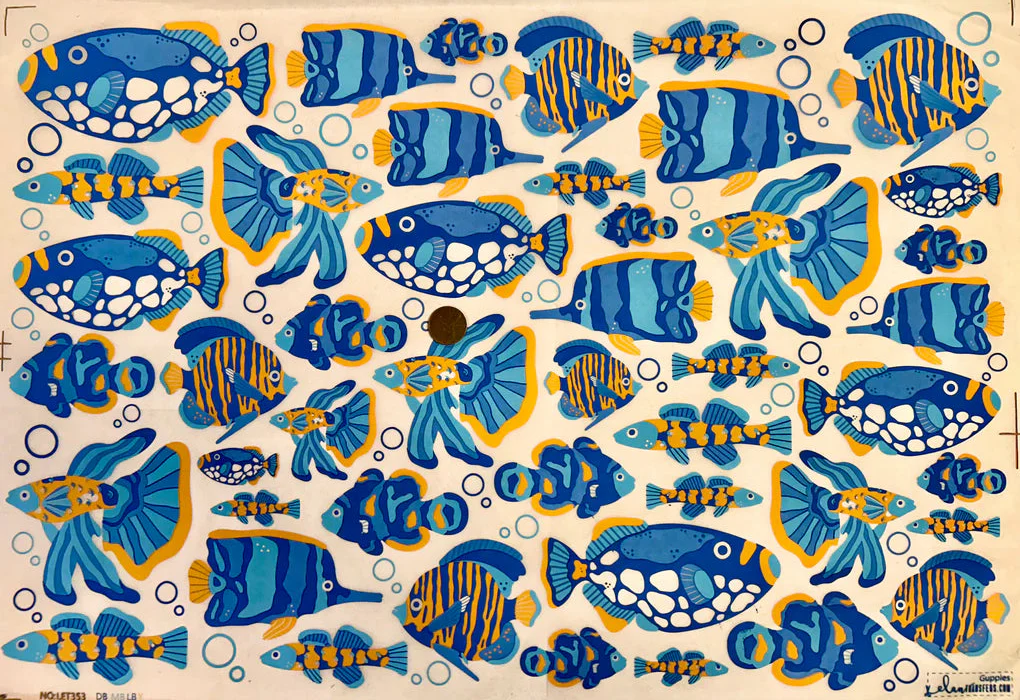 ELAN TRANSFERS UNDERGLAZE DECAL - GUPPIES - Image 6
