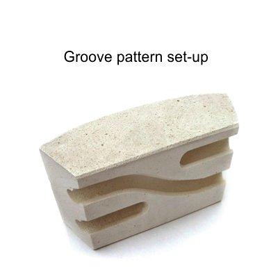 GROOVED FIREBRICK SET UP CHARGE