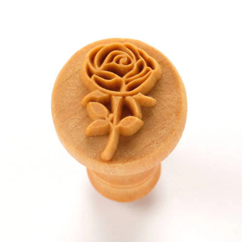 MKM MEDIUM STAMP - ROSE WITH STEM (SCM-301)