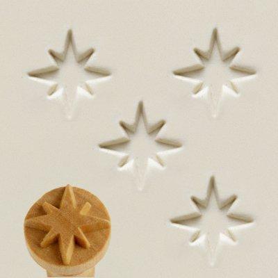 MKM MEDIUM ROUND STAMP - 8 POINT STAR (SCM-086)