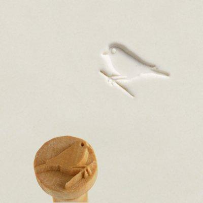 MKM MEDIUM STAMP - BIRD ON WIRE (SCM-148)