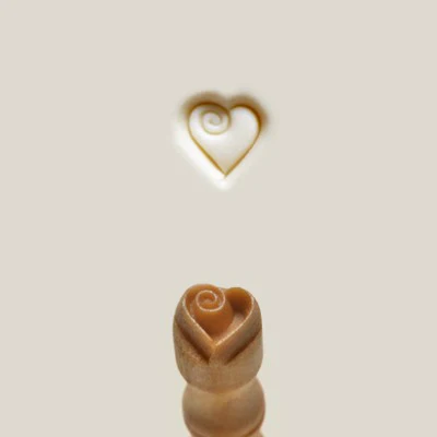 MKM MINI STAMP - HEART WITH SPIRAL (SMR-067) - Image 3