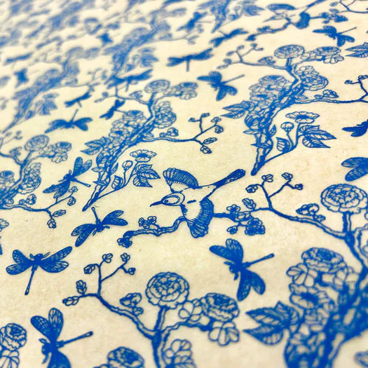 ELAN TRANSFERS UNDERGLAZE DECAL - CHINOISERIE (BLUE)