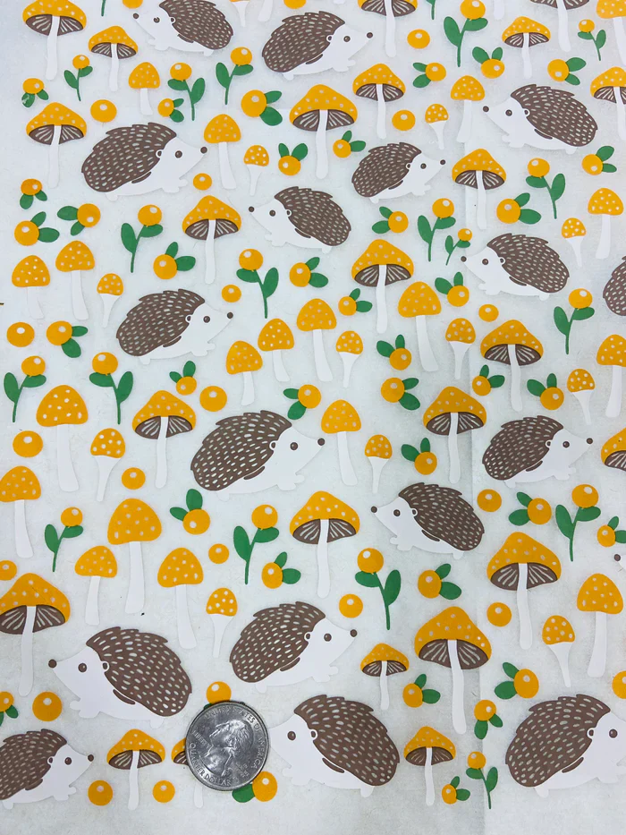 ELAN TRANSFERS UNDERGLAZE DECAL - HEDGEHOGS - Image 2