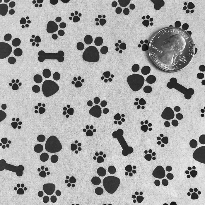 ELAN TRANSFERS UNDERGLAZE DECAL - PAW PRINTS (BLACK) - Image 2